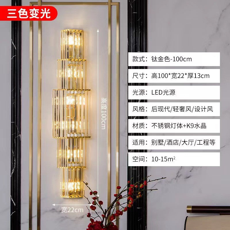 2024 New Designer Crystal Wall Light for Home & Hotel