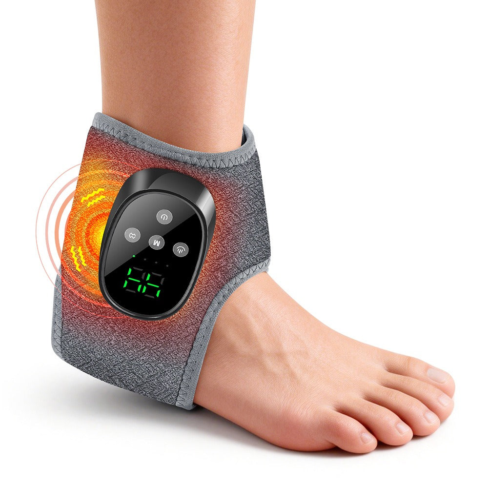 Electric Heated Foot Massager, Gray