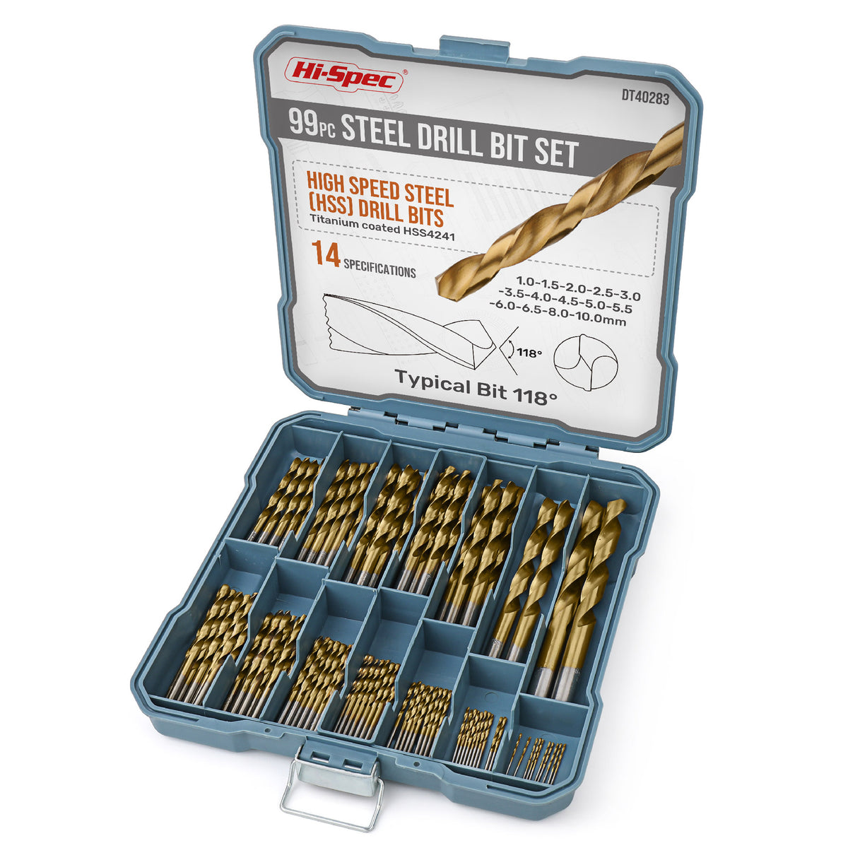 Hi-Spec 130-Piece Drill Bit Set