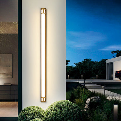 Gold Linear Wall Corner Lamp for Modern Home Decor