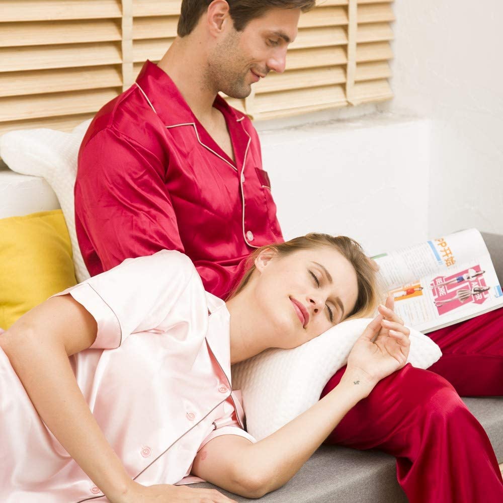Ergonomic Memory Foam Pillow for Neck Support