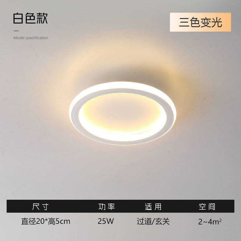 Modern Minimalist Ceiling Light for Hallway and Balcony
