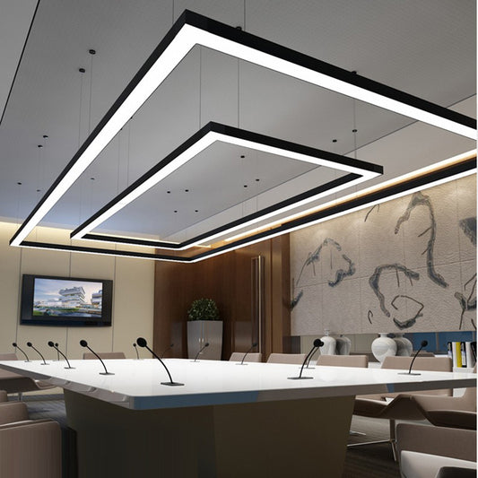Seamless Square LED Pendant Light for Commercial Spaces