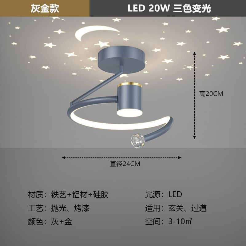 Modern Nordic Starry Sky Ceiling Light for Hallway