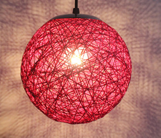 Wholesale Hemp Ball Pendant Light for Dining & Living Room
