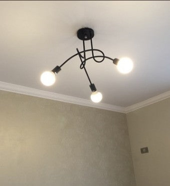 Iron Pipe Pendant Light - Creative Minimalist Ceiling Lamp