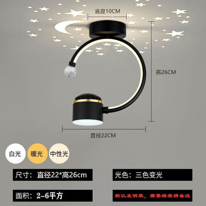 Modern Nordic Starry Sky Ceiling Light for Hallway