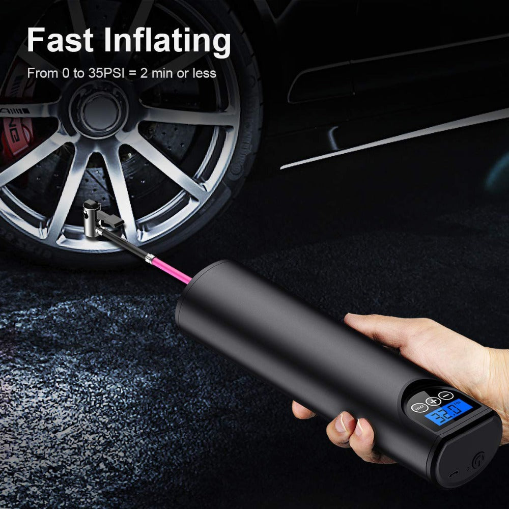Portable Electric High-Pressure Mini Air Pump for Vehicles