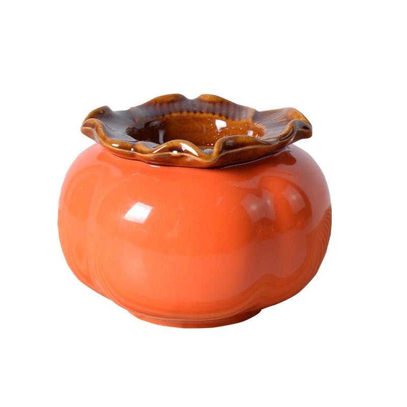 Ceramic Persimmon Decorative Vase
