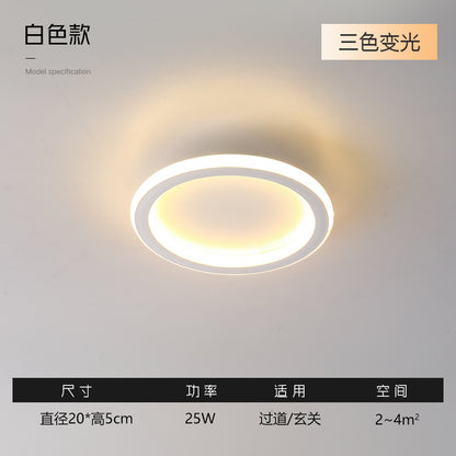 Modern Minimalist Ceiling Light for Hallway and Balcony