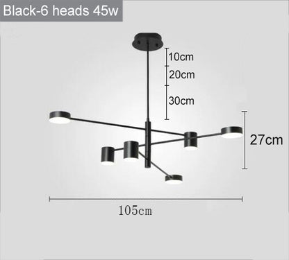 Modern Nordic LED Chandeliers for Home and Restaurant