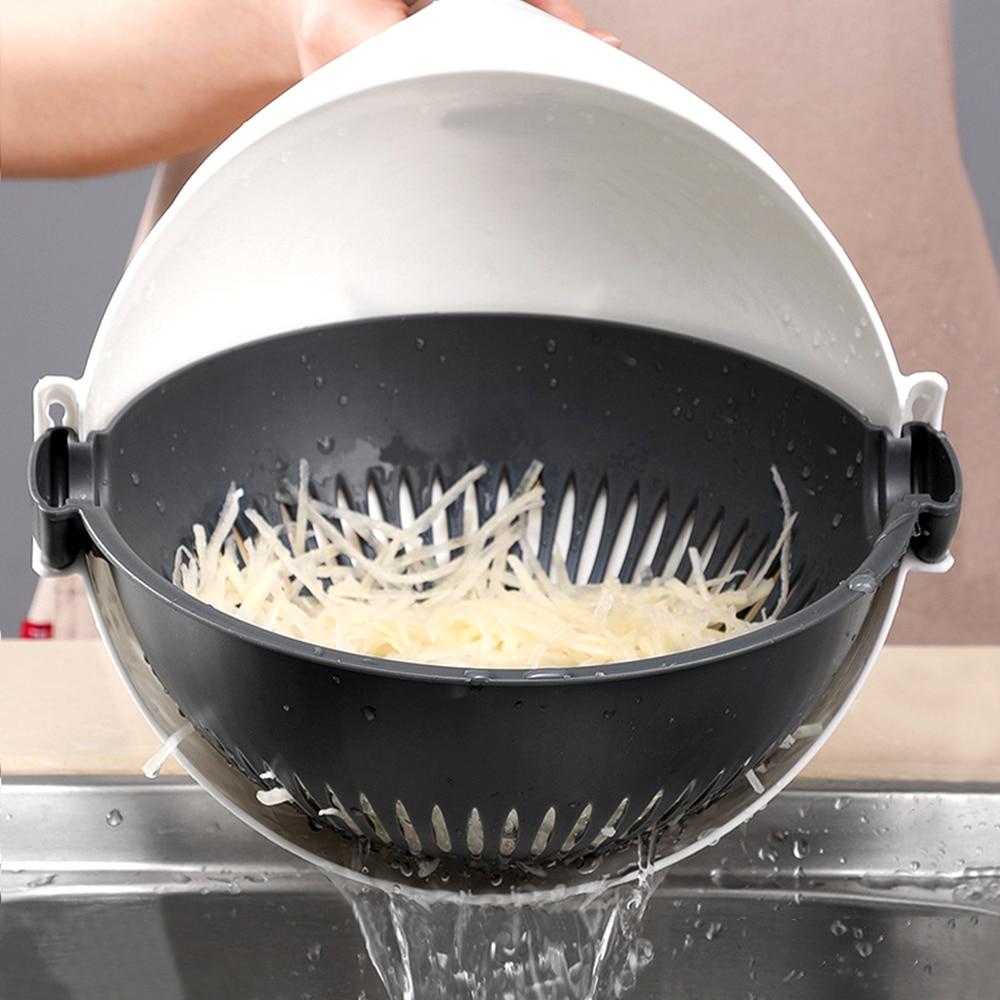 9-in-1 Vegetable Slicer & Drain Basket