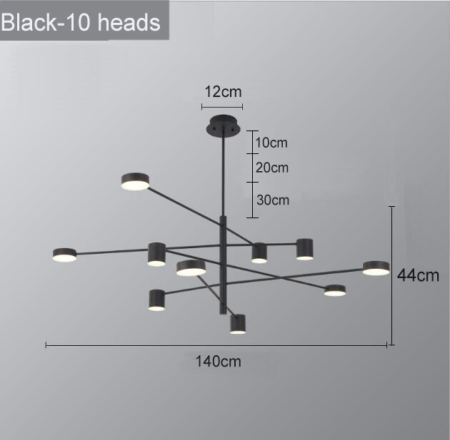 Modern Nordic LED Chandeliers for Home and Restaurant