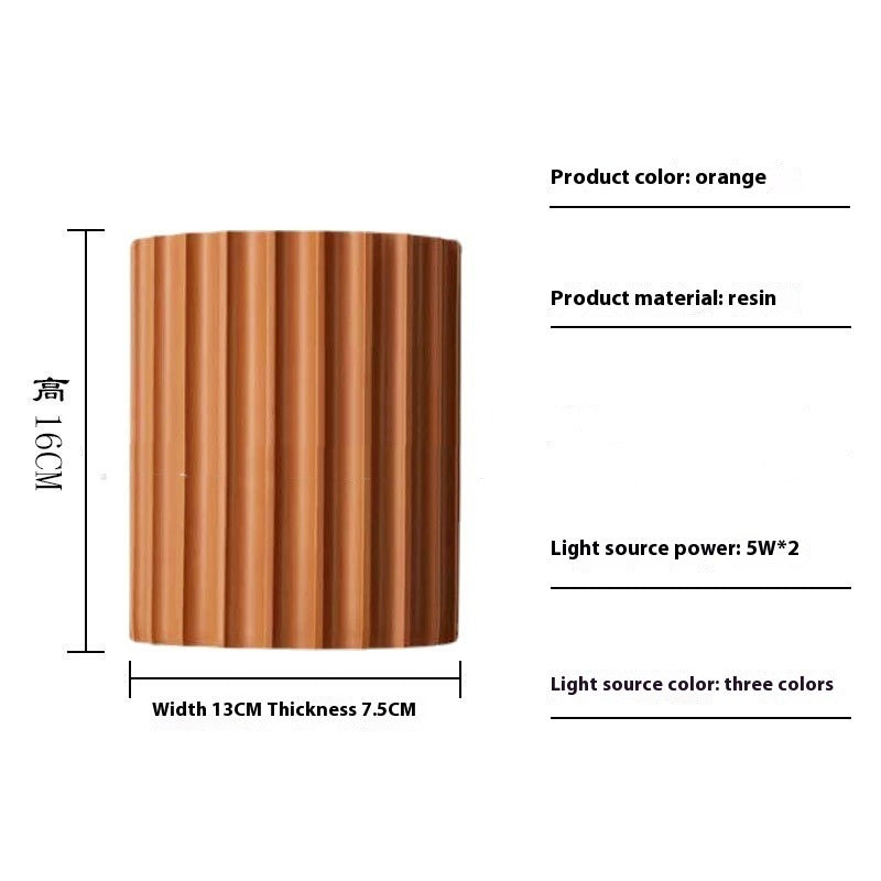 Modern Minimalist Resin Wall Lamp