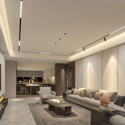 Magnetic Track Light for Home with Embedded Design