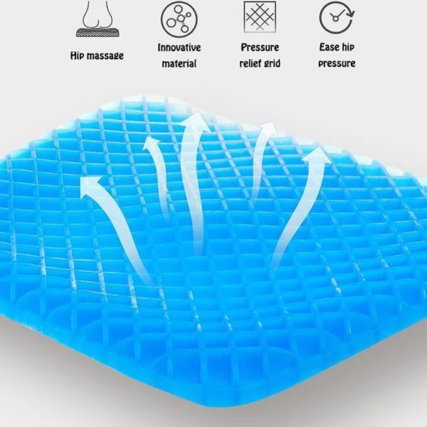 Gel Seat Cushion for Pressure Relief