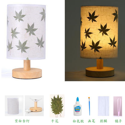 Dried Flower Table Lamp - DIY Night Light for Kids