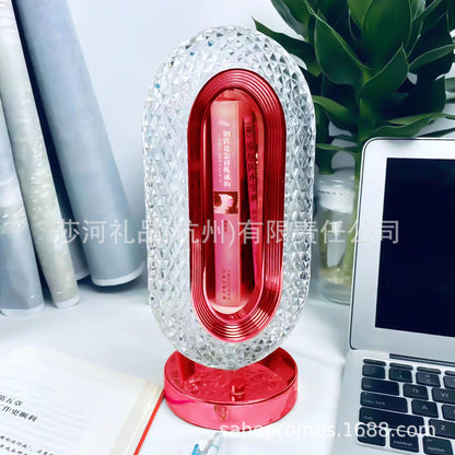 Remote Control 16-Color Crystal Bedside Lamp with Touch