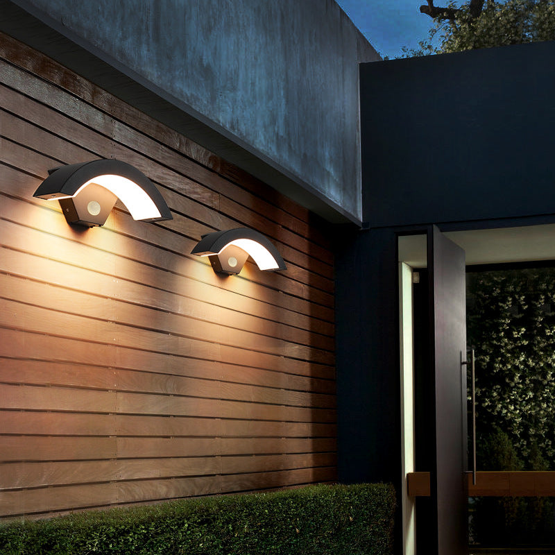 Outdoor Waterproof Sensor Wall Light for Patios and Villas