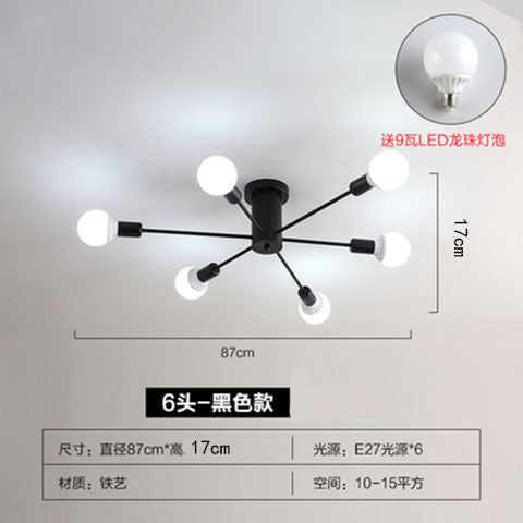 Modern Minimalist LED Ceiling Light for Living Room