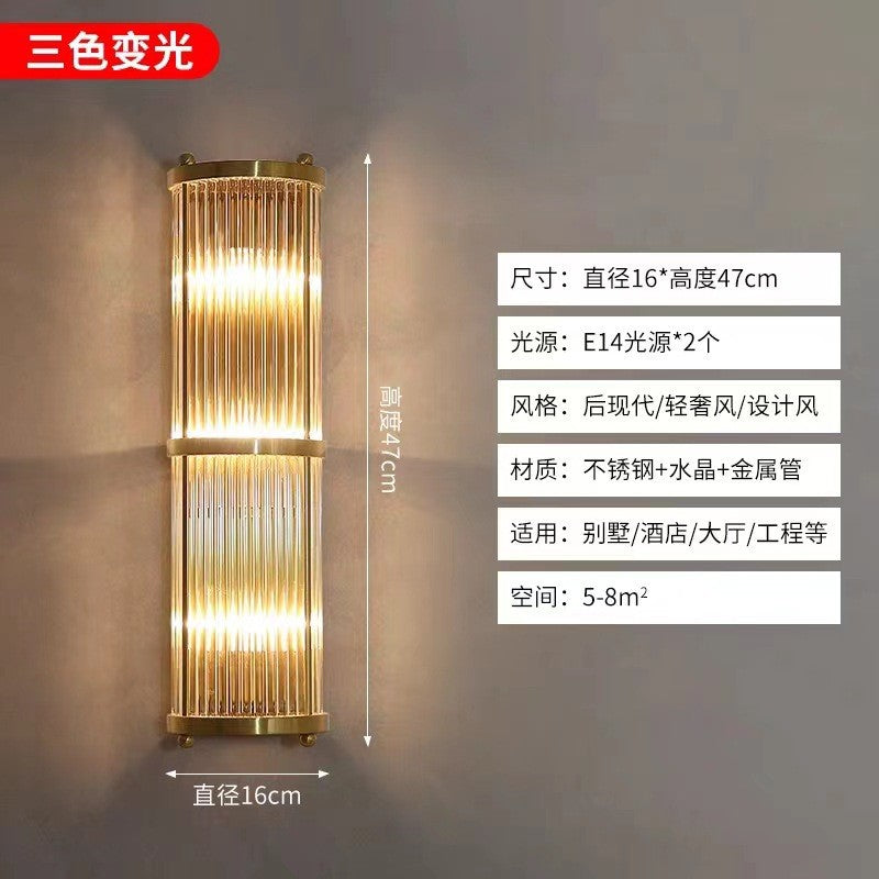 2024 New Designer Crystal Wall Light for Home & Hotel