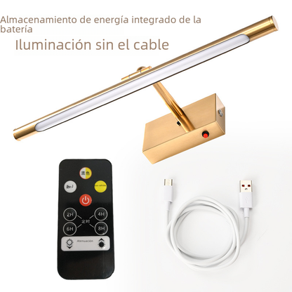 Minimalist Mirror Light with Remote Control and Three Colors