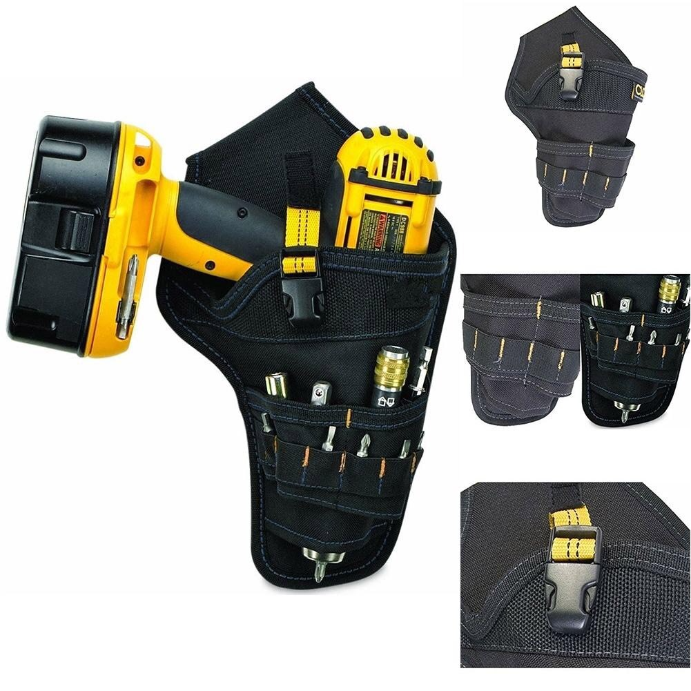 Heavy Duty Drill Holster Tool Belt Pouch
