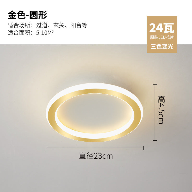 Modern Minimalist Ceiling Light for Hallway and Balcony