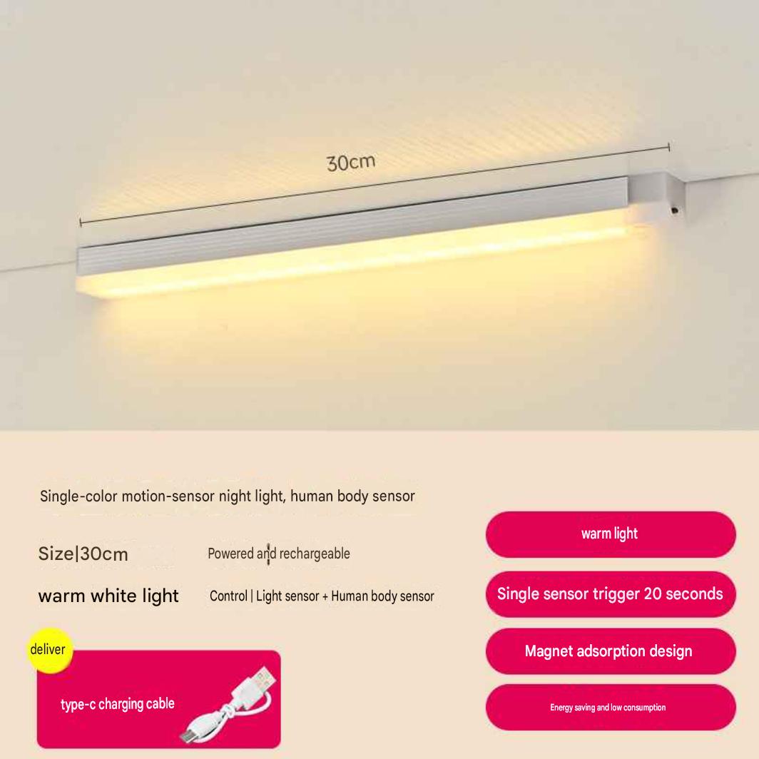 Infrared Induction Night Lamp with Magnetic Installation