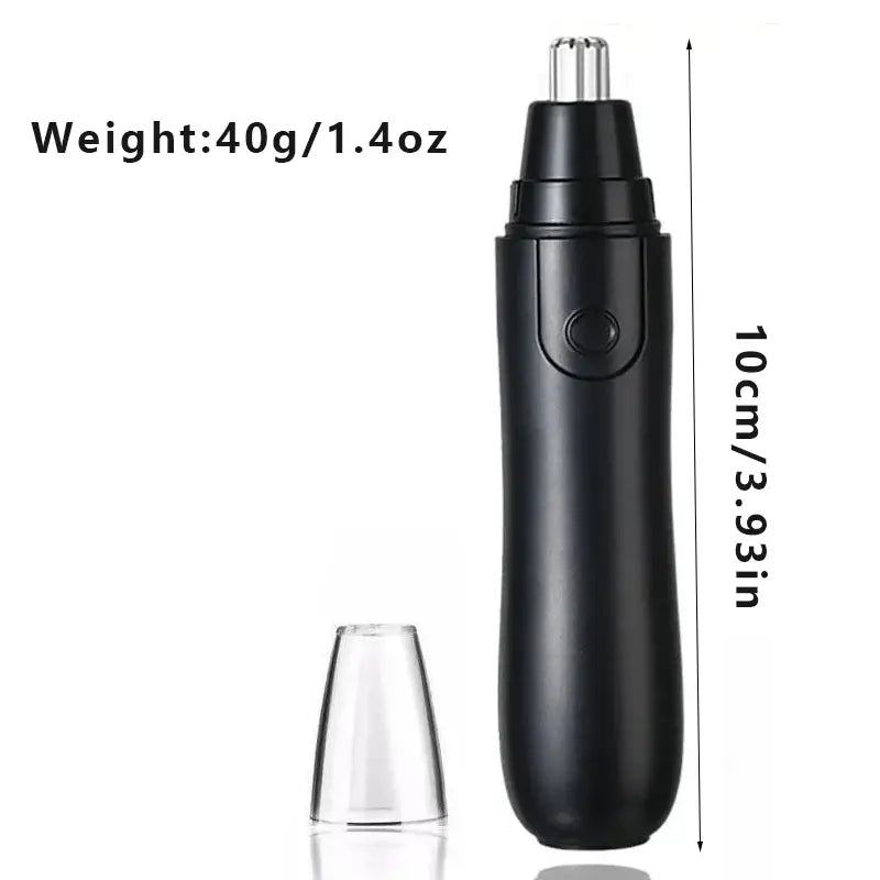 Portable Battery Operated Ear & Nose Hair Trimmer for Travel