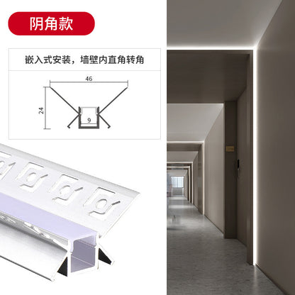 LED Strip Light Kit for Cabinet with Aluminum Profile