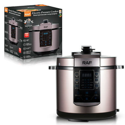 6L Electric Pressure Cooker & Rice Cooker | Multi-Function