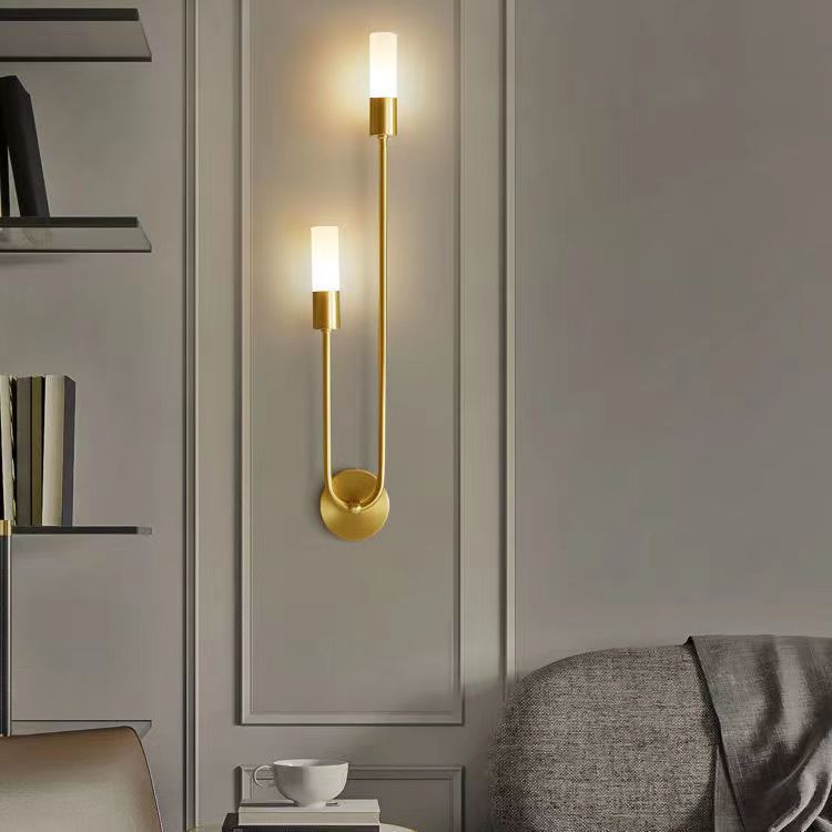 Modern Nordic Double-Head Wall Light for Bedroom