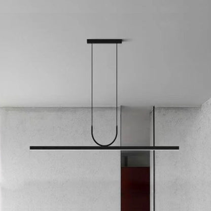Simple Long Strip LED Pendant Light