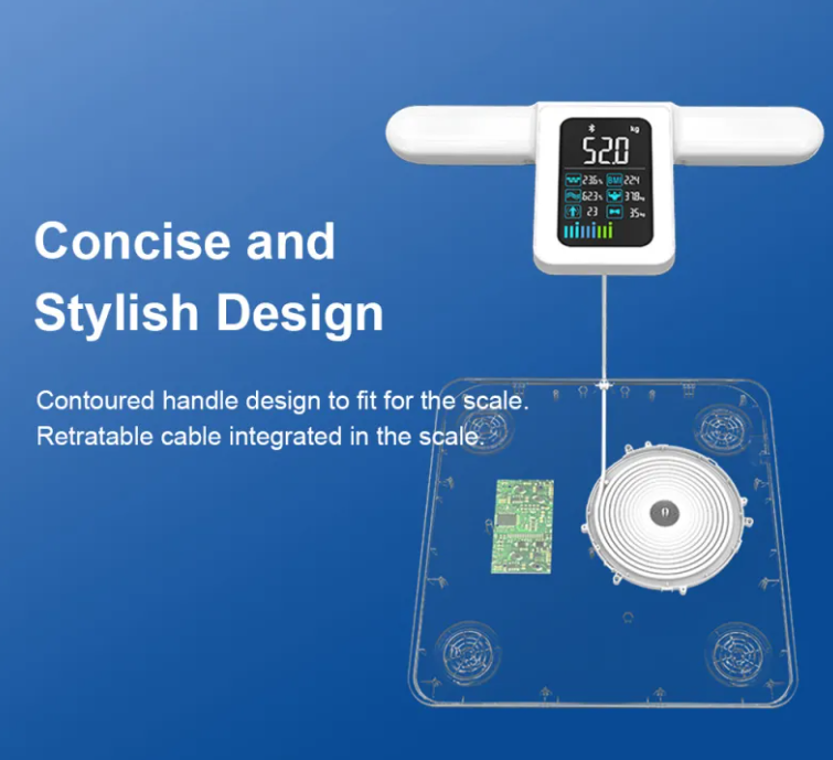Tempered Glass Body Fat Scale