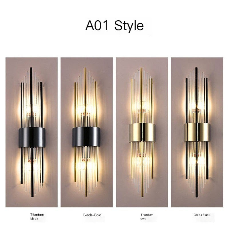 2024 New Designer Crystal Wall Light for Home & Hotel