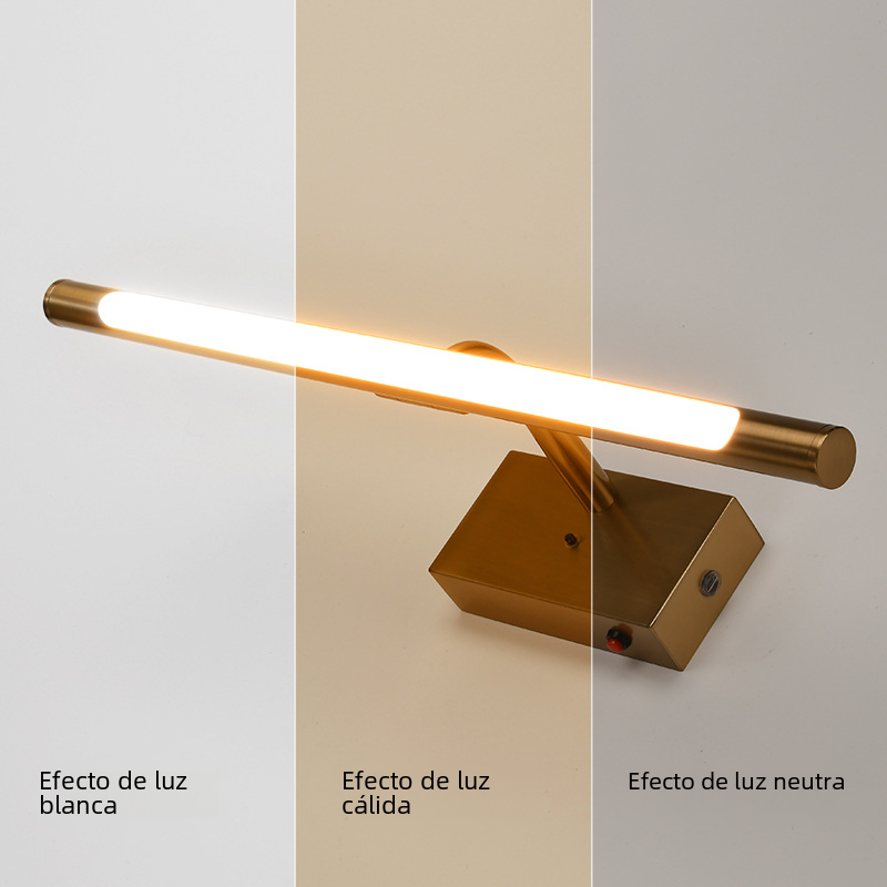 Minimalist Mirror Light with Remote Control and Three Colors