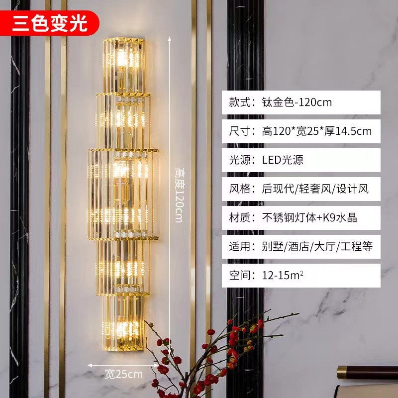 2024 New Designer Crystal Wall Light for Home & Hotel