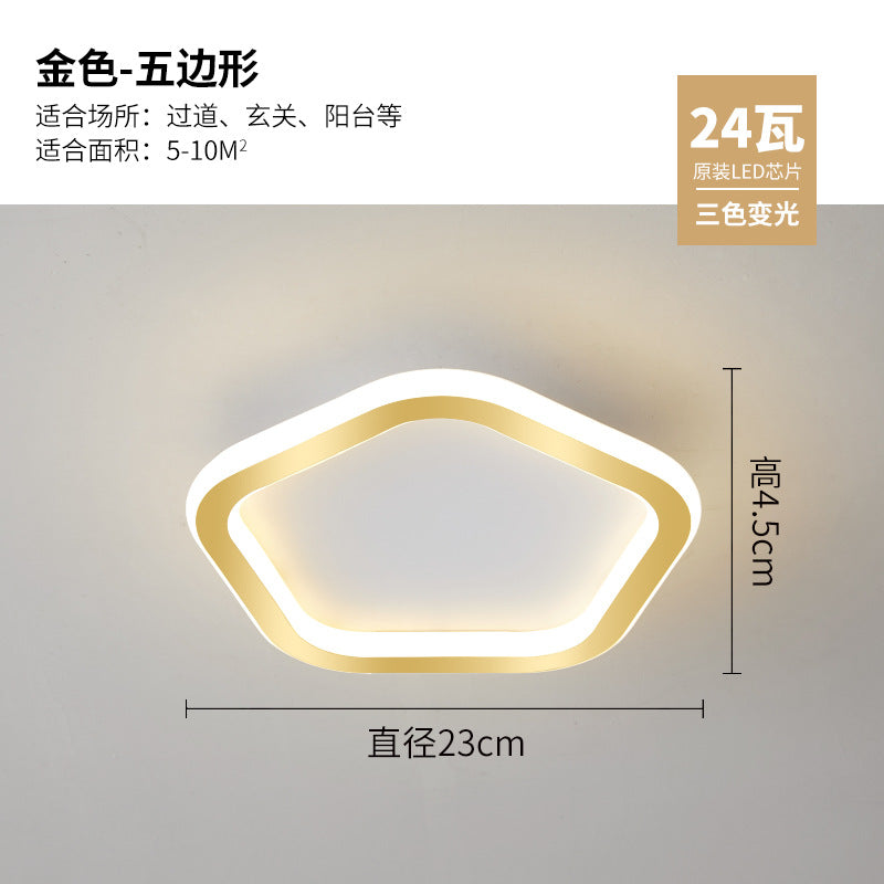 Modern Minimalist Ceiling Light for Hallway and Balcony