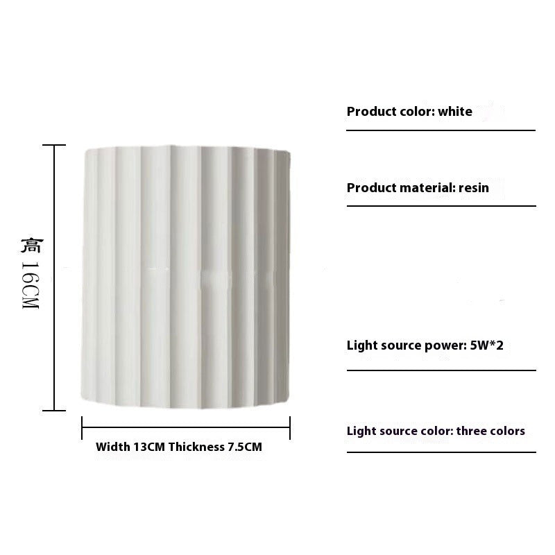 Modern Minimalist Resin Wall Lamp
