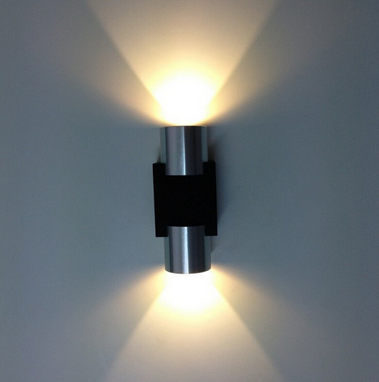 LED Aluminum Double-Head Wall Light for Decoration