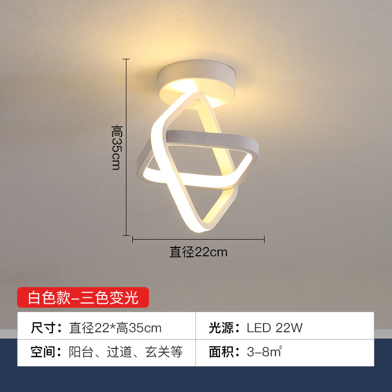 Modern LED Hallway Light for Balcony and Closet