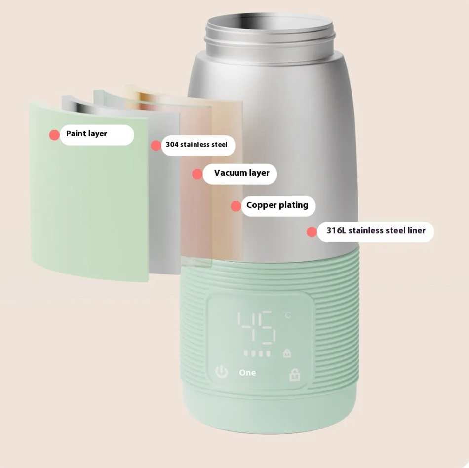 Portable Wireless Milk Warmer Cup