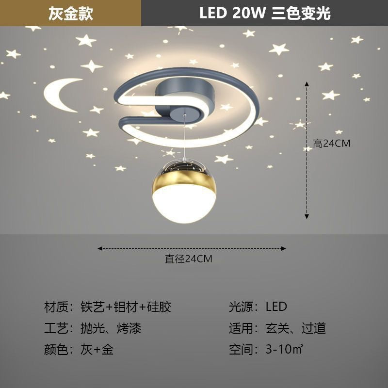 Modern Nordic Starry Sky Ceiling Light for Hallway