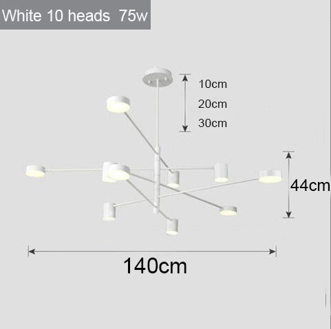 Modern Nordic LED Chandeliers for Home and Restaurant