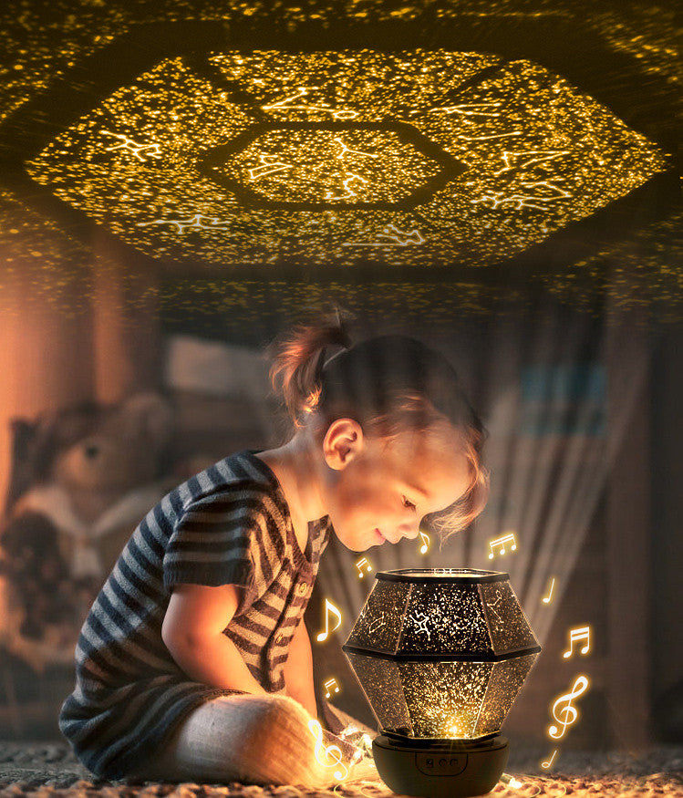 Rotating Starry Sky Dream Light Projector Night Lamp