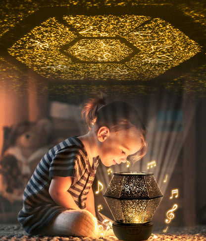 Rotating Starry Sky Dream Light Projector Night Lamp