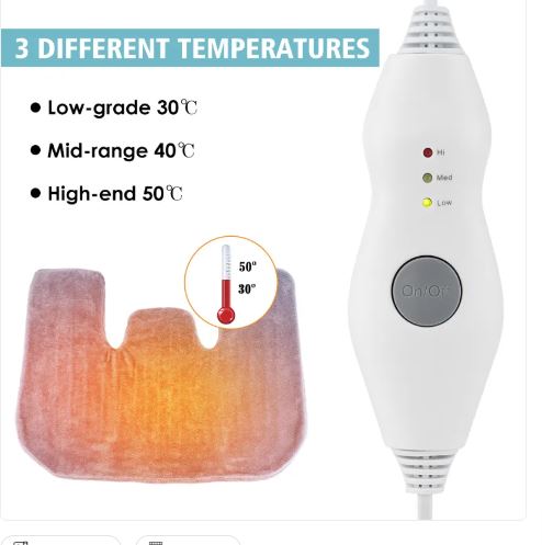Heated Shoulder & Neck Shawl Blanket for Warmth