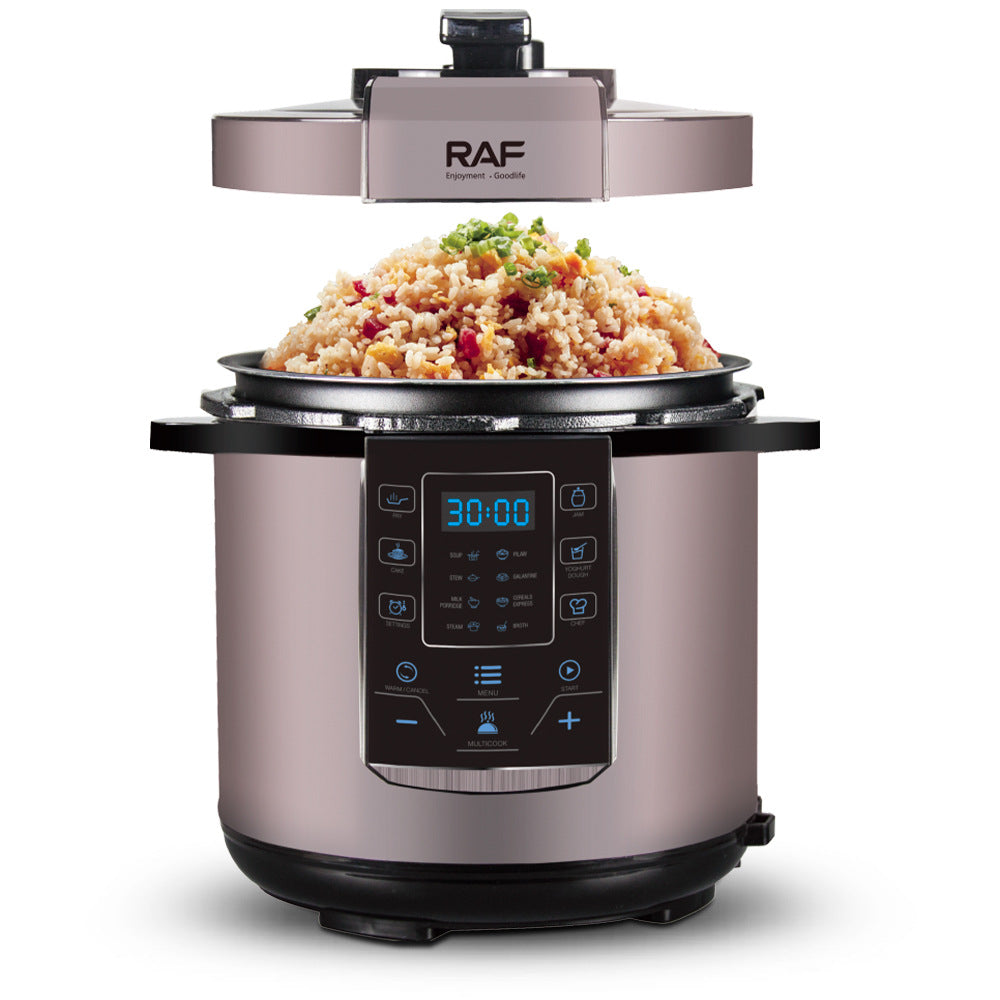 6L Electric Pressure Cooker & Rice Cooker | Multi-Function