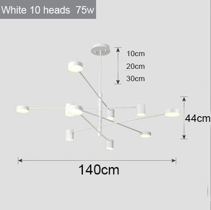 Modern Nordic LED Chandeliers for Home and Restaurant